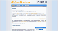 Desktop Screenshot of jerome-baudoux.com